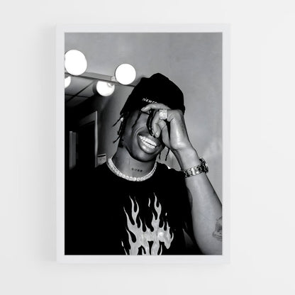 travis-scott-13 cadre Blanc