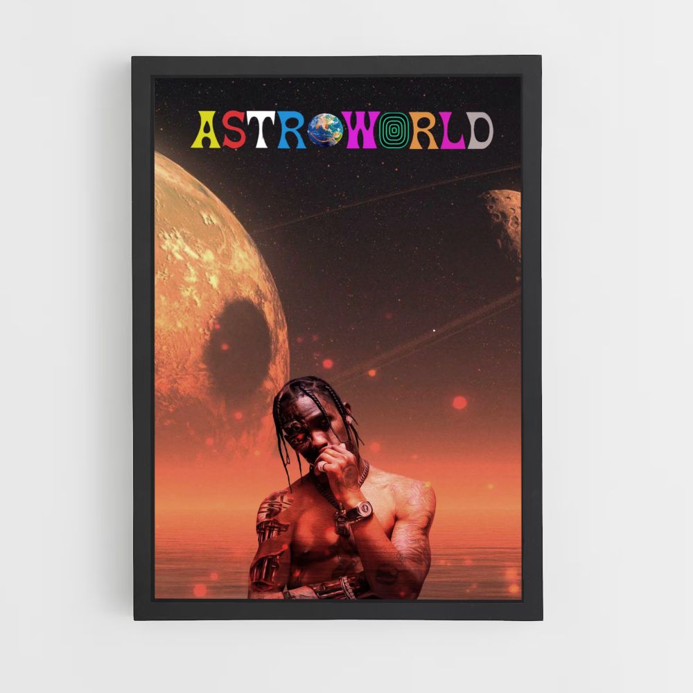 Poster Travis Scott Estetica