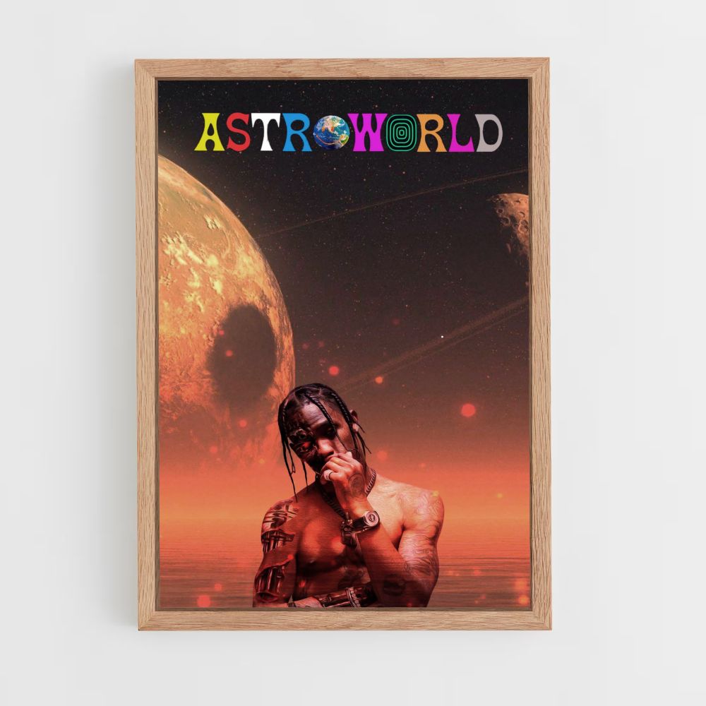 Poster Travis Scott Estetica