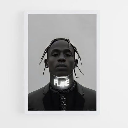 travis-scott-17 cadre Blanc