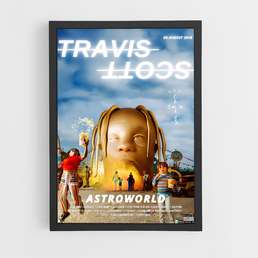 travis-scott-19 cadre Noir