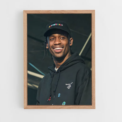 travis-scott-3 cadre Bois clair