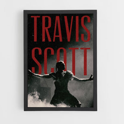 Locandina Travis Scott Rosso