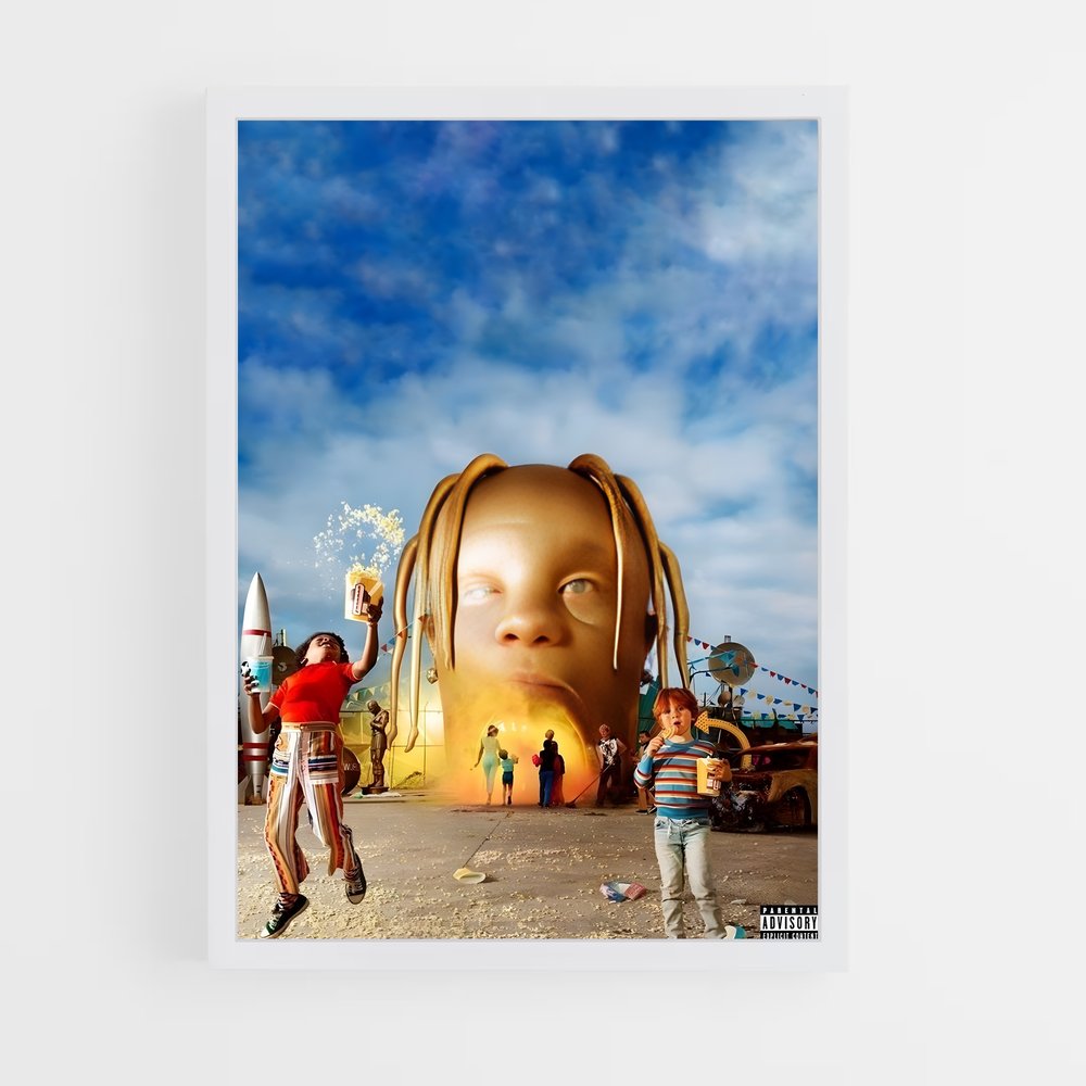 travis-scott-5 cadre Blanc