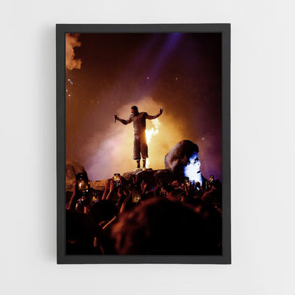 Poster Travis Scott Fiamma