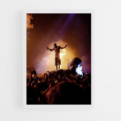 Poster Travis Scott Fiamma