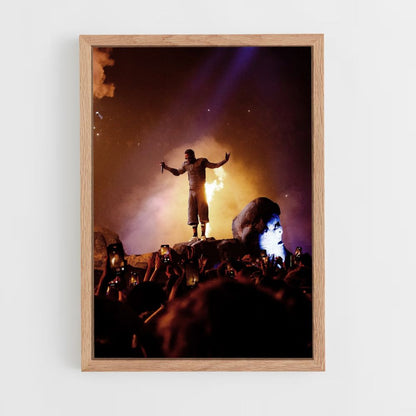 Poster Travis Scott Fiamma