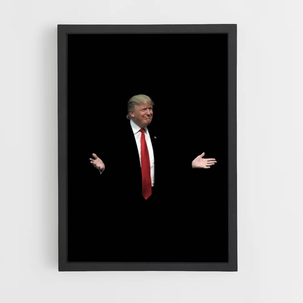 Poster Donald Trump Nero