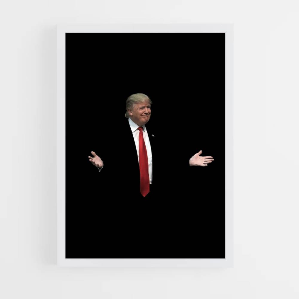 Poster Donald Trump Nero