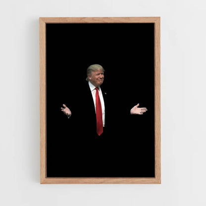 Poster Donald Trump Nero