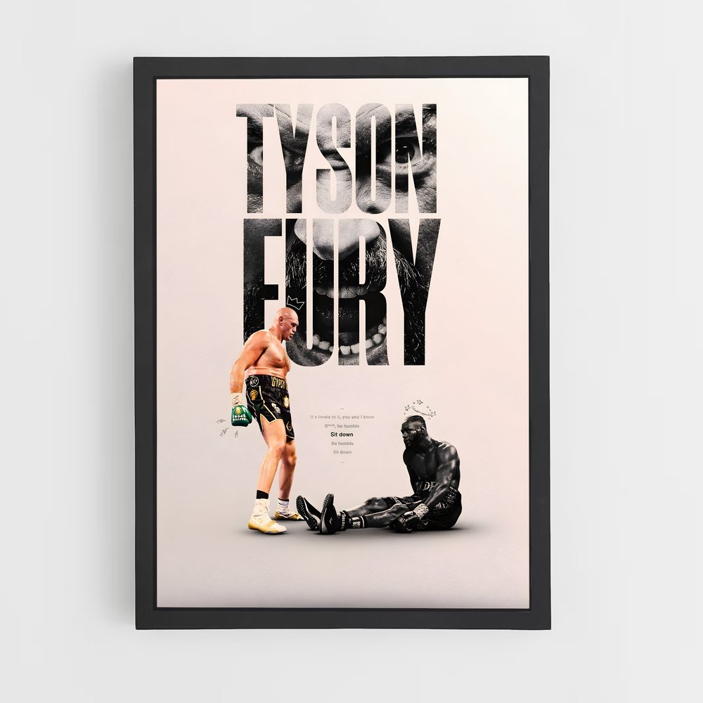 tyson-fury-4 cadre Noir