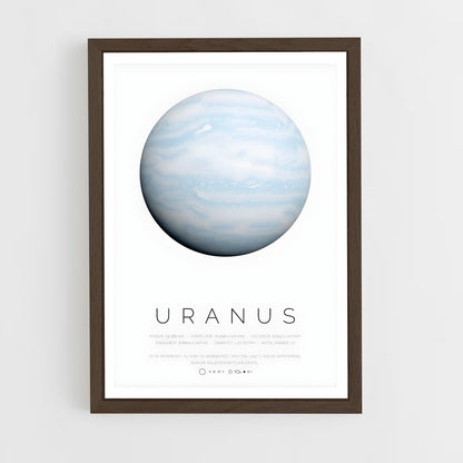 uranus-8 cadre Bois foncé