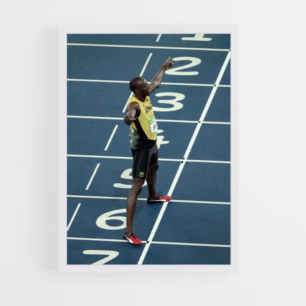 Poster Campione Usain Bolt