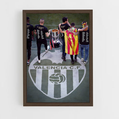 valencia-cf-11 cadre Bois foncé