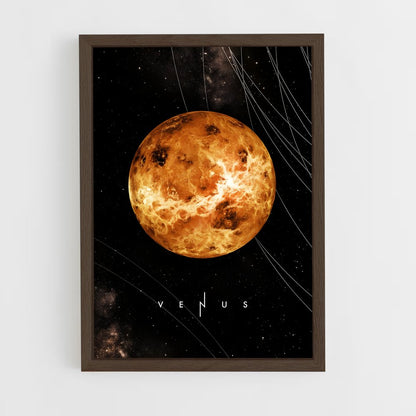 venus-9 cadre Bois foncé