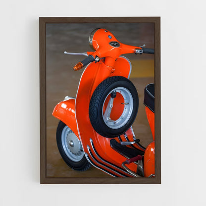 vespa-12 cadre Bois foncé