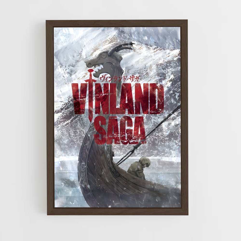 vinland-saga-3 cadre Bois foncé