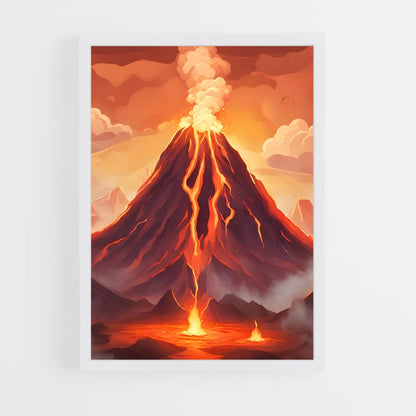volcano-10 cadre Blanc