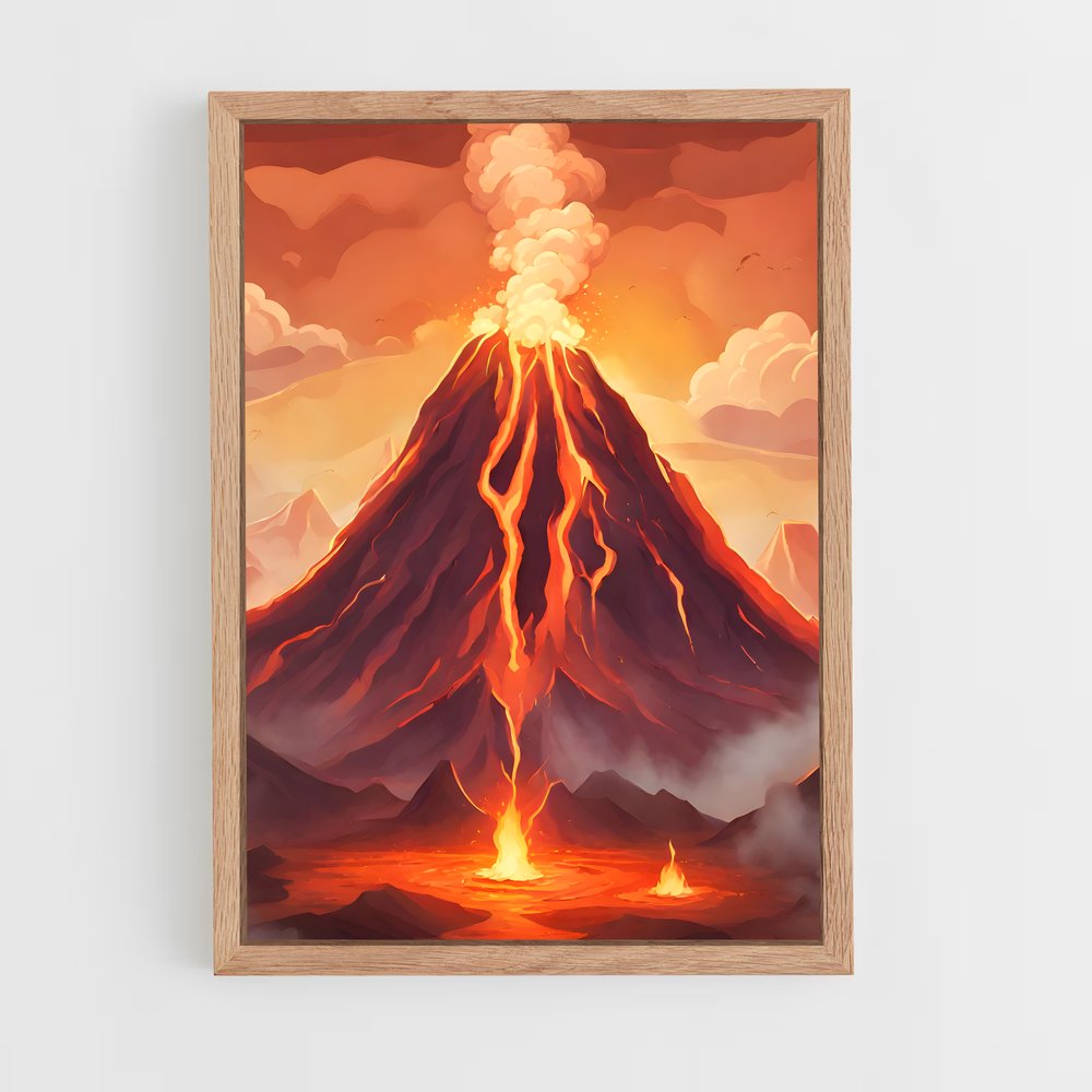 volcano-10 cadre Bois clair