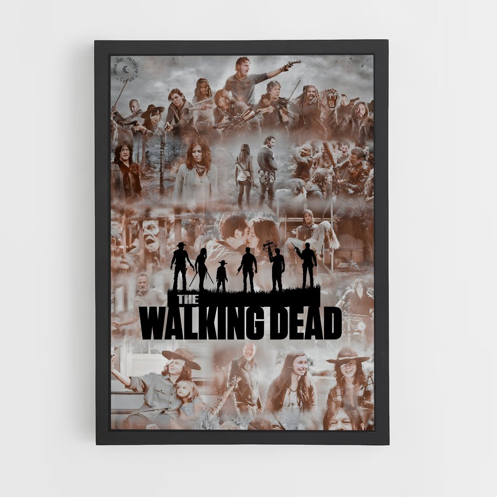 walking-dead-16 cadre Noir