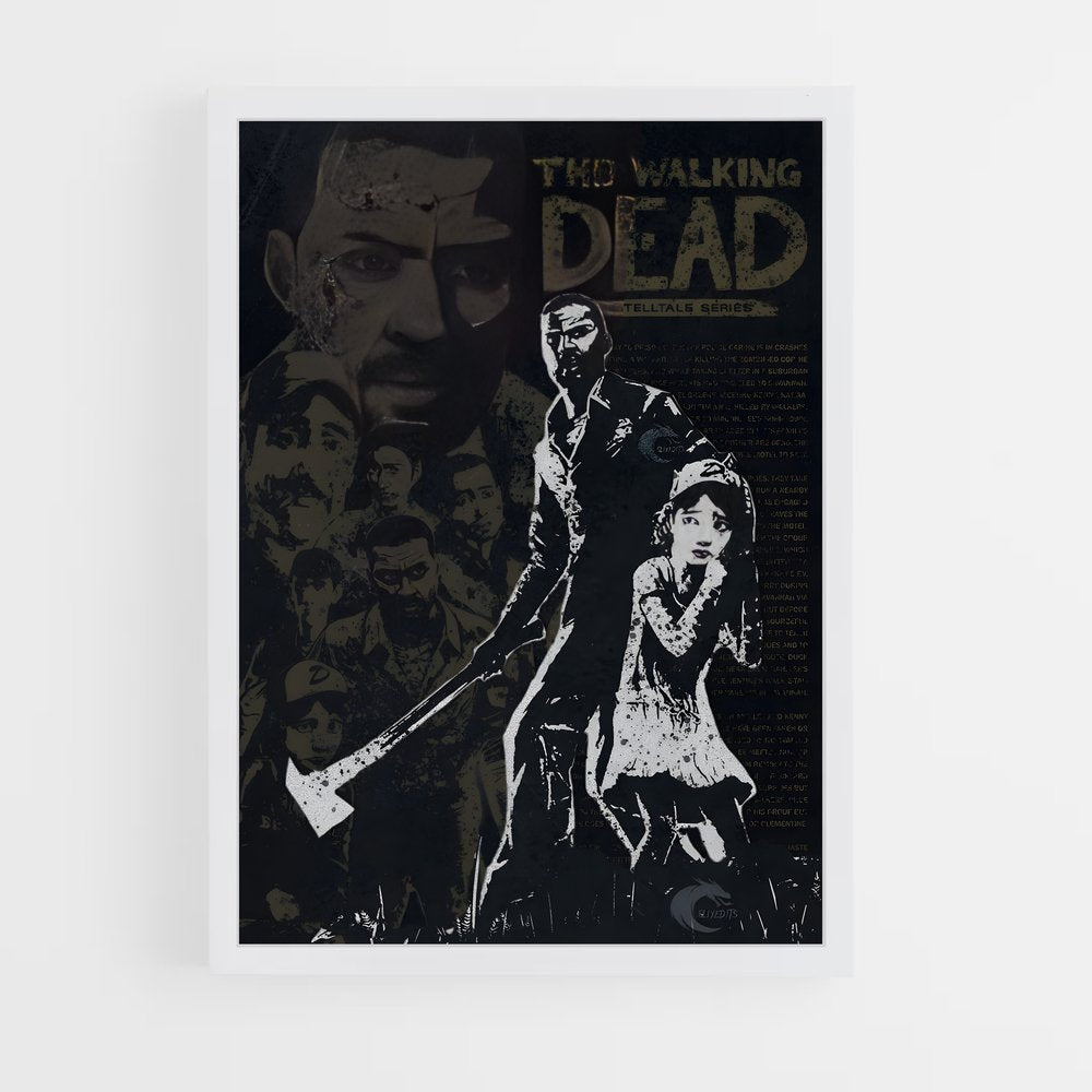 walking-dead-22 cadre Blanc