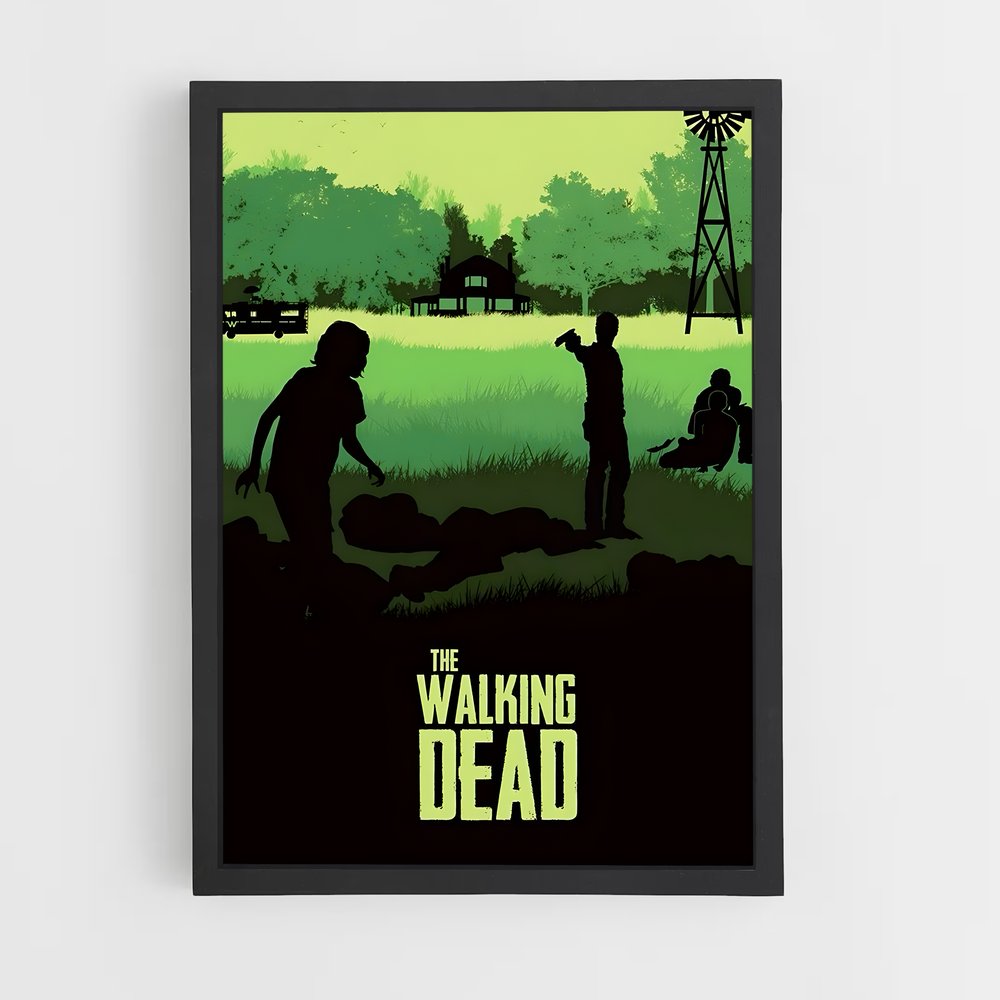 walking-dead-9 cadre Noir