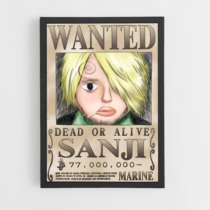 wanted-one-piece-5 cadre Noir