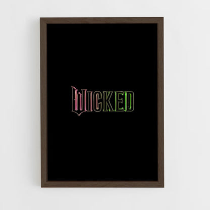 wicked-14 cadre Bois foncé