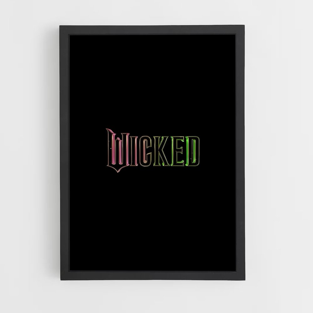wicked-14 cadre Noir