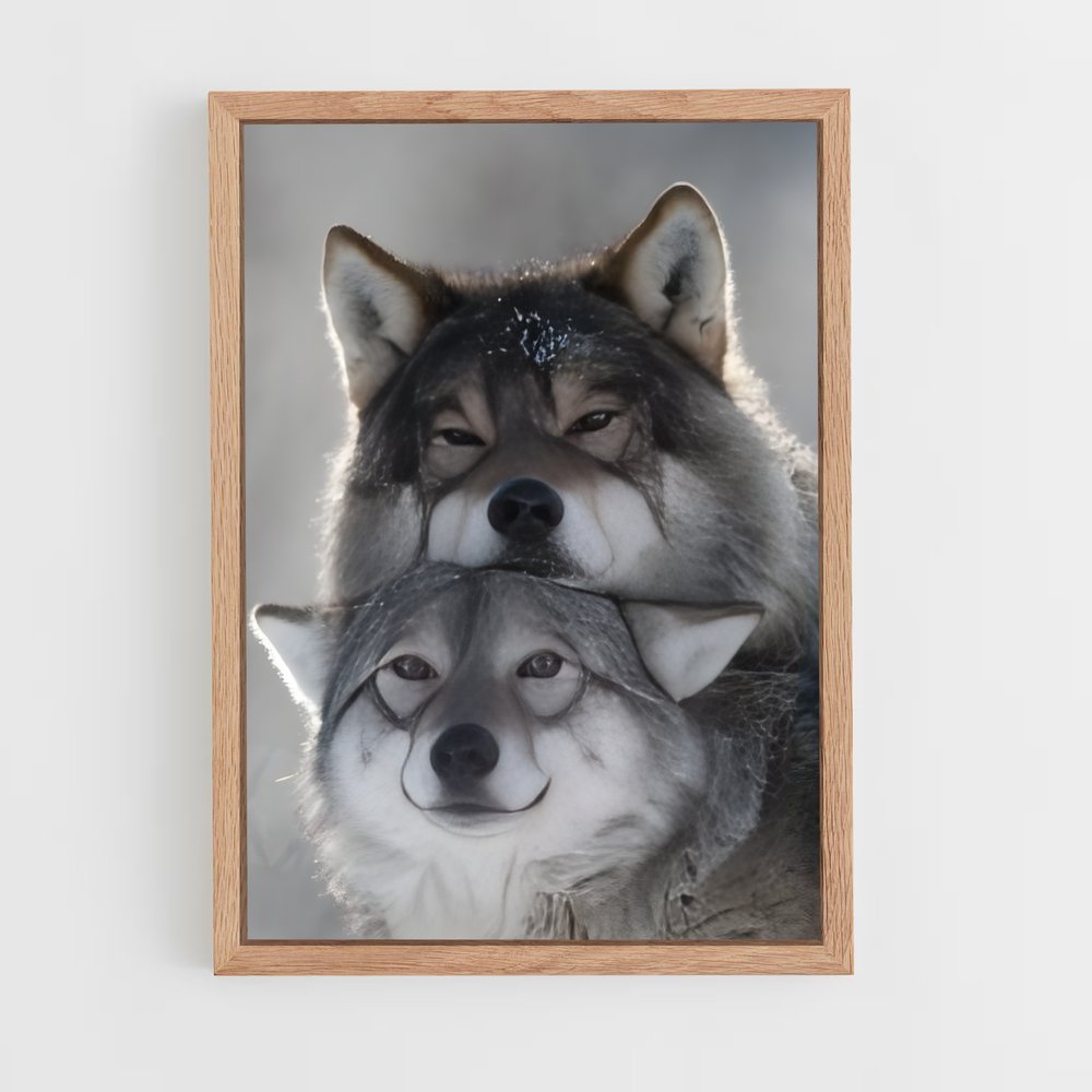wolf-4 cadre Bois clair