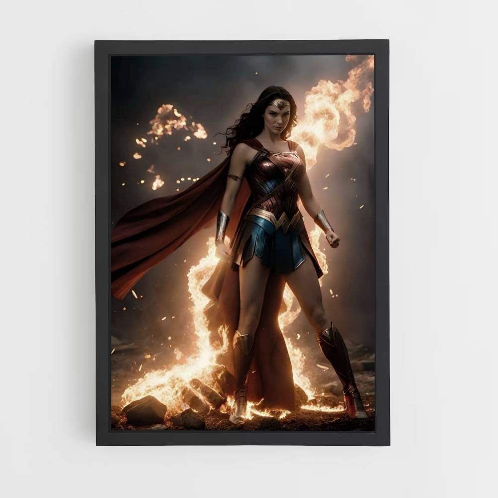 Poster dell'esplosione di Wonder Woman