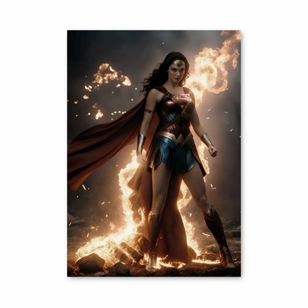 Poster Wonder Woman Explosion