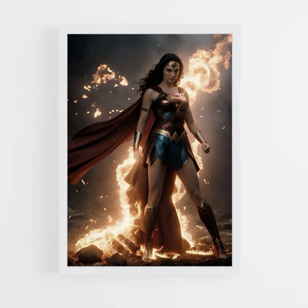 Poster dell'esplosione di Wonder Woman