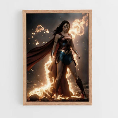 Poster dell'esplosione di Wonder Woman