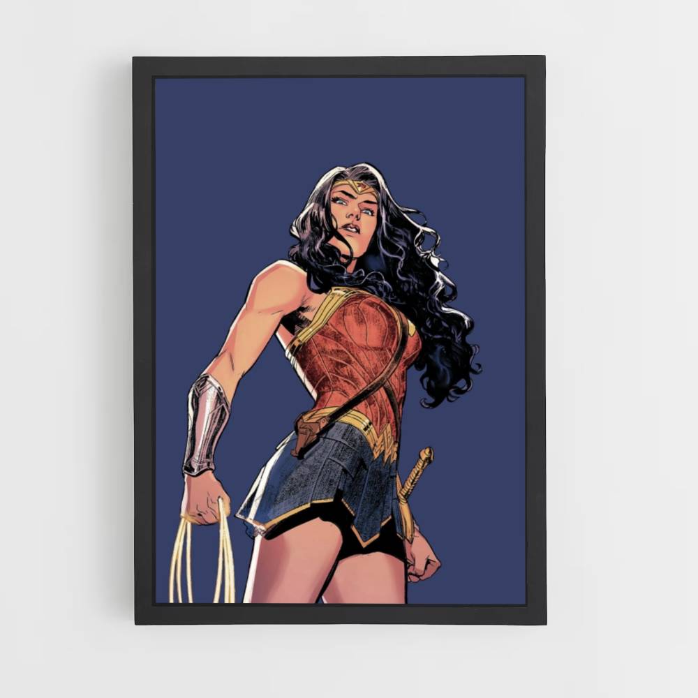 Poster Wonder Woman Blu