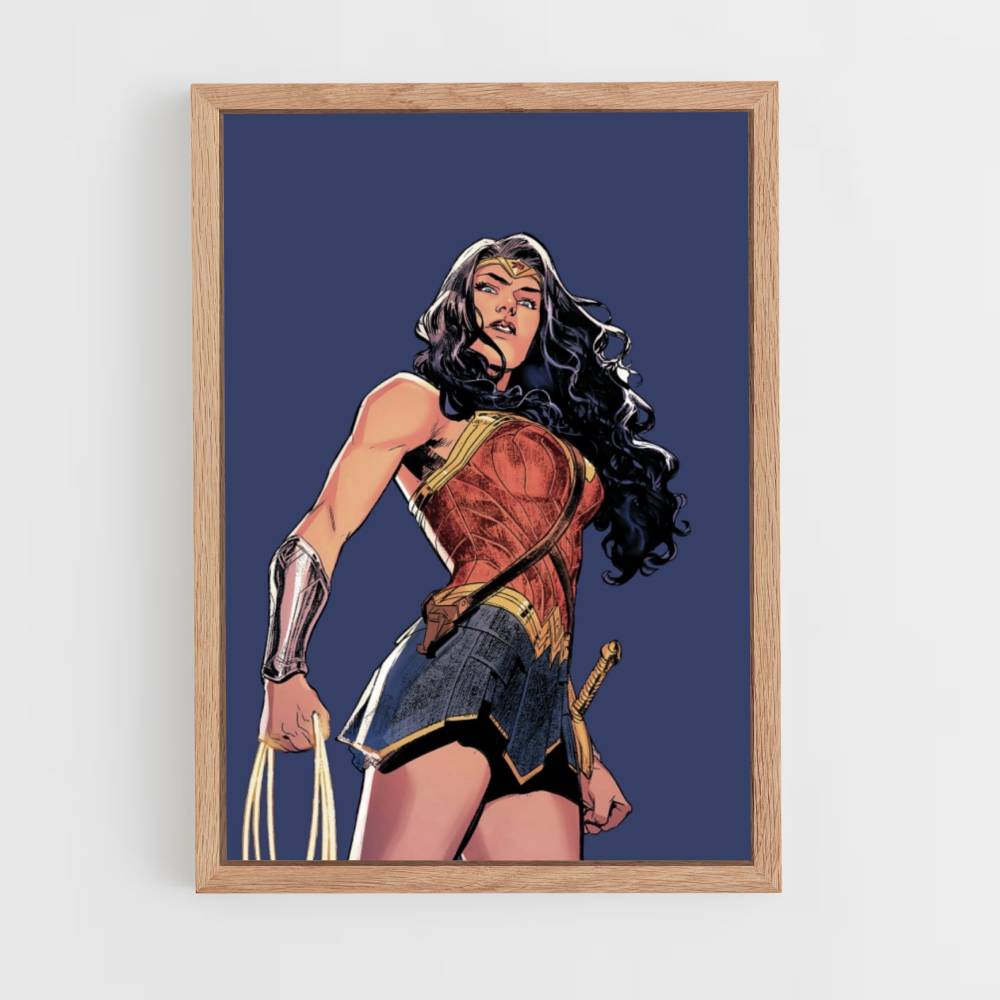 Poster Wonder Woman Blu