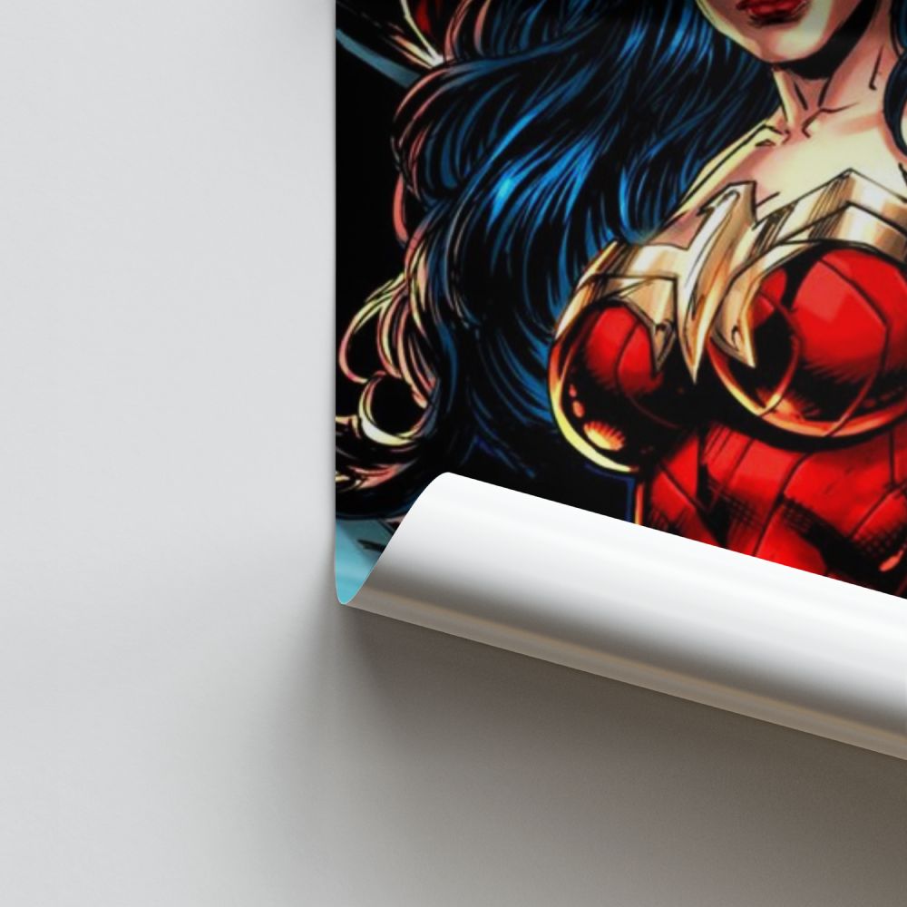 Poster Wonder Woman disegno