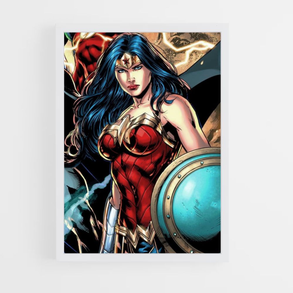 Poster Wonder Woman disegno