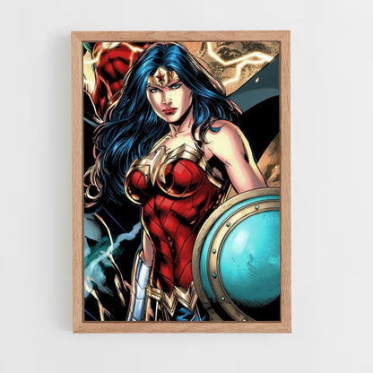 Poster Wonder Woman disegno