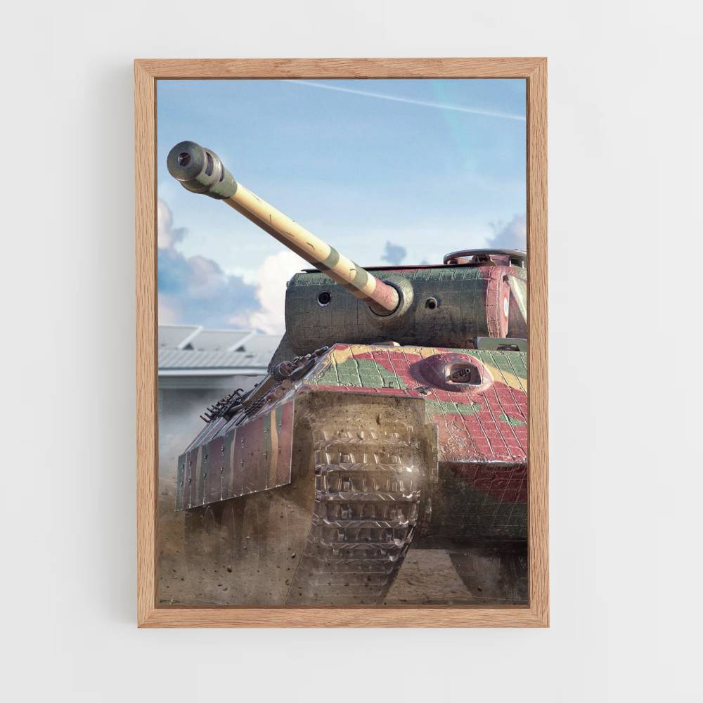 Poster World of Tanks Camo Rosa