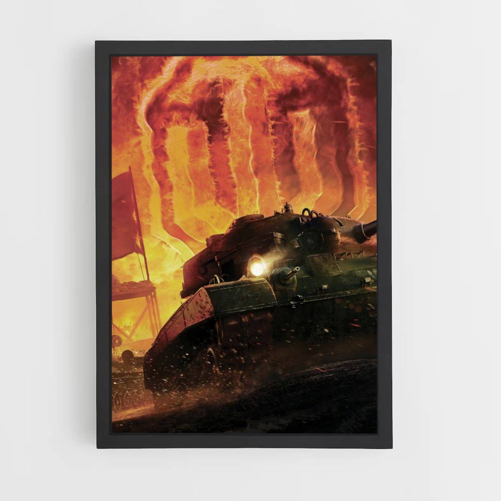 Poster World of Tanks Fuoco