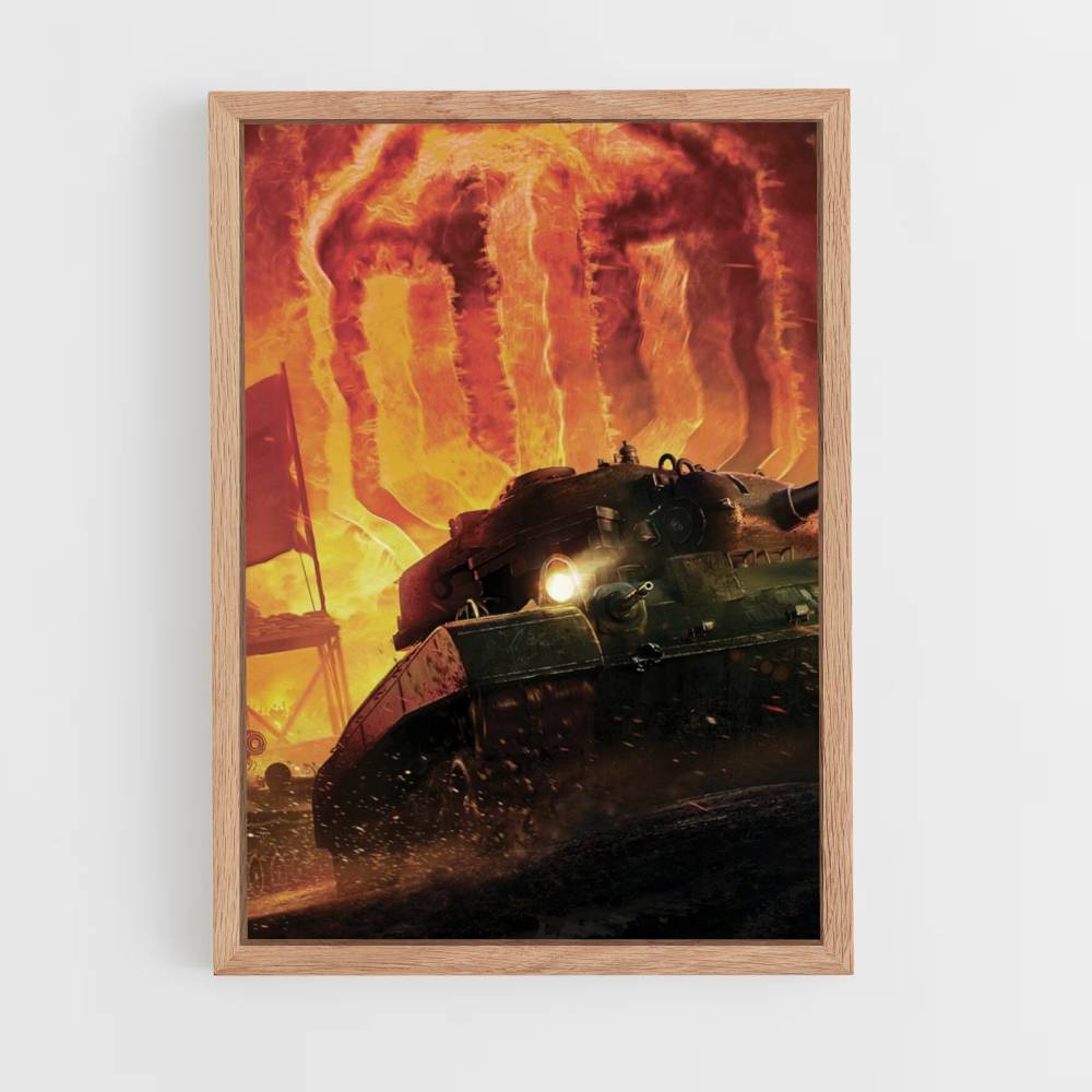 Poster World of Tanks Fuoco