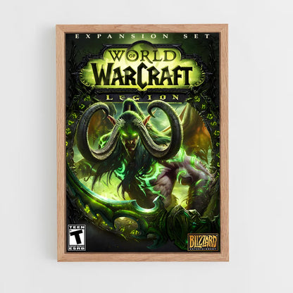 world-of-warcraft-9 cadre Bois clair