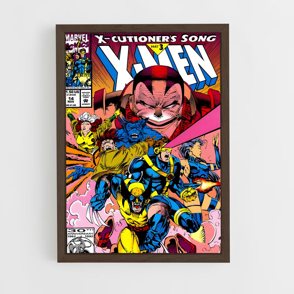 xmen-24 cadre Bois foncé
