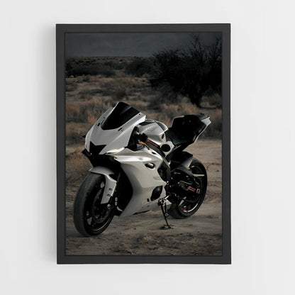 Poster Yamaha bianco