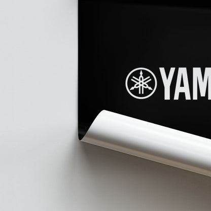 Poster con logo Yamaha