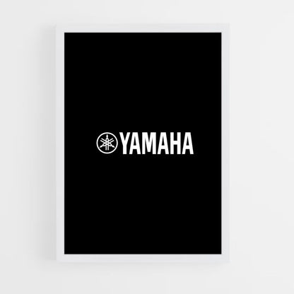 Poster con logo Yamaha