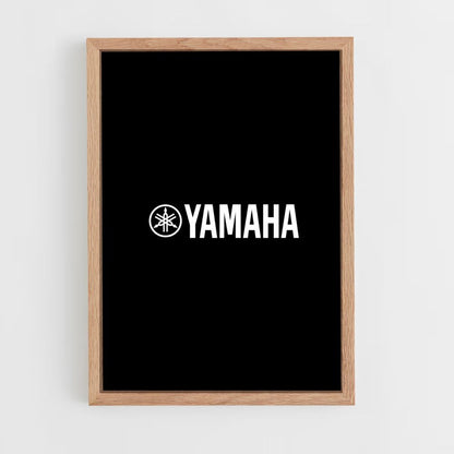 Poster con logo Yamaha