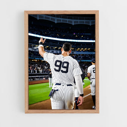 yankees-1 cadre Bois clair