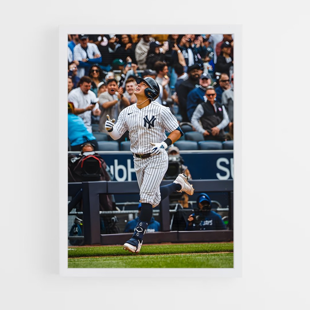yankees-4 cadre Blanc